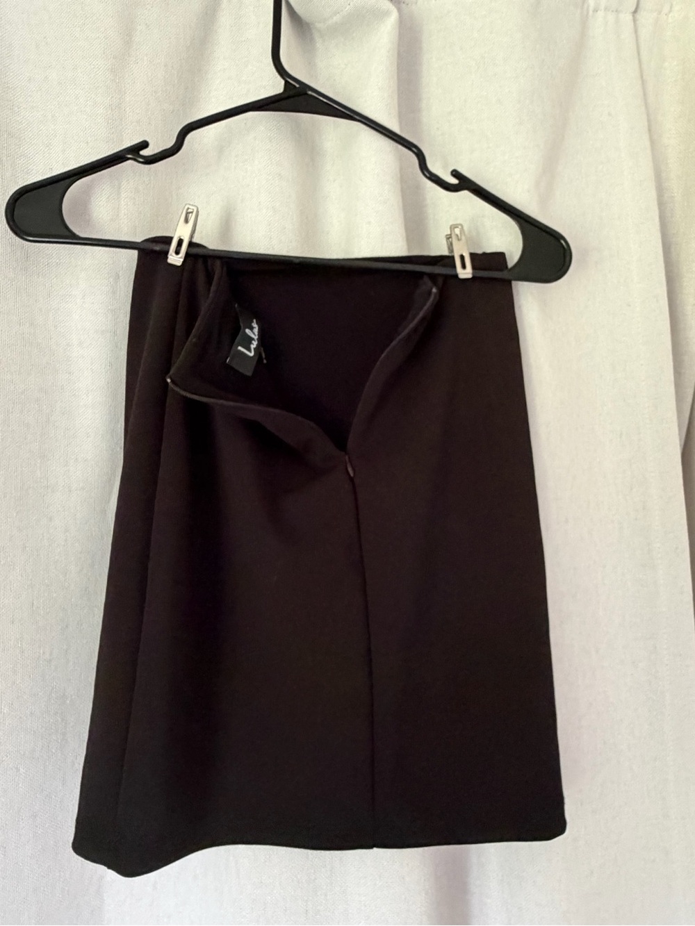 Lulu's Black Mini A-Line Skirt